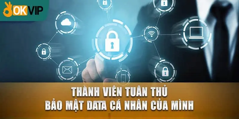 Thành viên phải có trách nhiệm bảo mật data của mình tại hệ thống