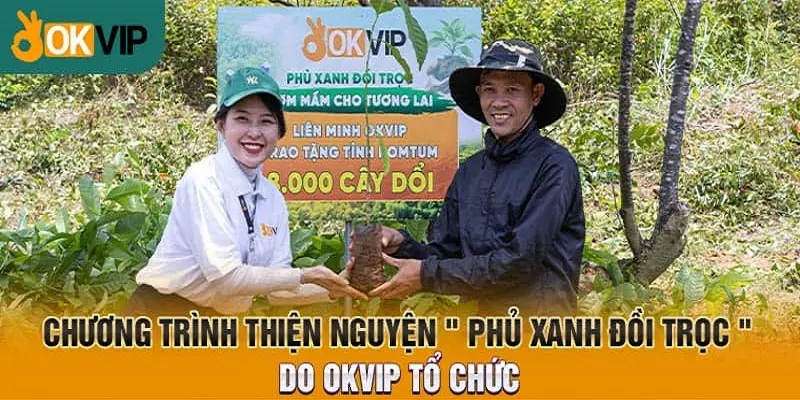 OKVIP tặng 8000 cây dổi cho xã Pờ Ê