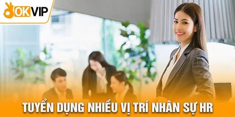 Việc làm OKVIP vị trí HR có lương và phúc lợi tốt